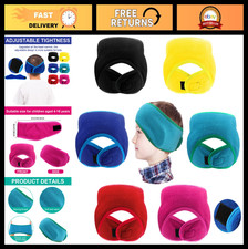6 Pcs Adjustable Ear Warmers Headband for Kids - Fleece Winter Muffs for Sports