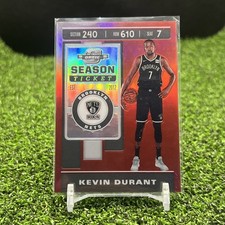 KEVIN DURANT Panini Prism Contenders Optic Season Ticket Trading Card