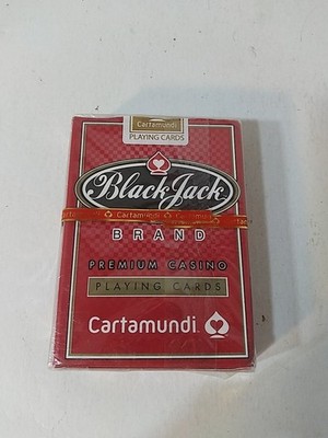 Black Jack Brand Playing Cards Cartamundi Premium Casino Quality Deck Sealed