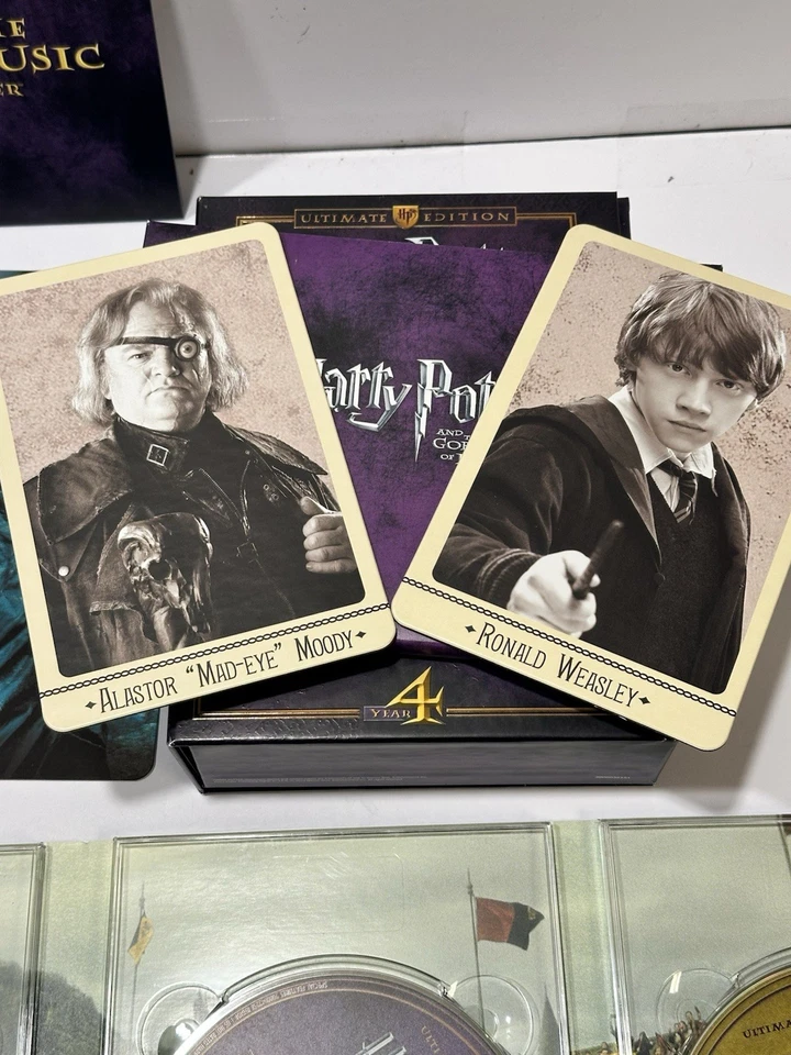 Harry Potter and the Goblet of Fire Year 4 Ultimate Edition 3-Disc DVD Set 2010 - Image 4 of 4