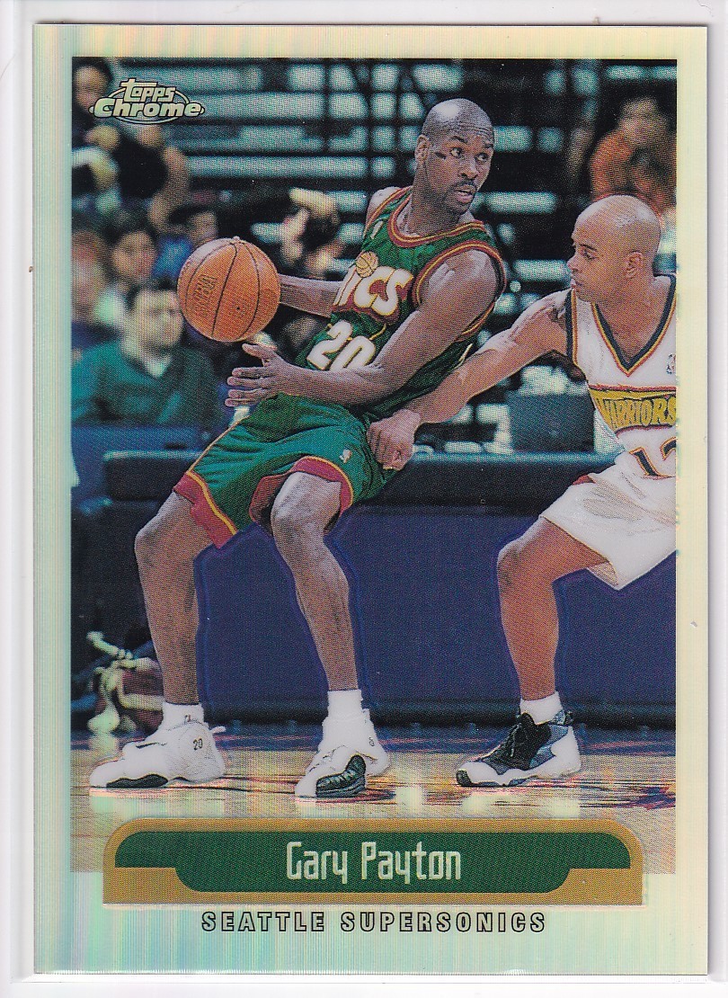 1999-00 Topps Chrome Gary Payton Refractor #20