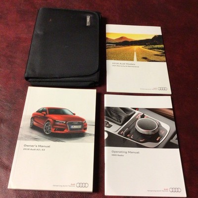 2016 AUDI Q3 OWNERS MANUAL REF MAINT WARR GUIDE CASE ALL MODELS