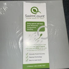 Swim Count Male Fertility Sperm Quality Home Test (1 Single Use) Exp 10/23/2027