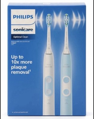 Philips Sonicare Optimal Clean Sonicare Toothbrush Blue - White