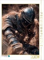 Calvendo Puzzle Knights - In The Dust Of Battle | 2000 Pieces, Finished Size 35.