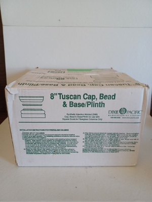 #ad #ad NIB 3 Piece Dixie Pacific 8quot; Tuscan Cap Bead Base Plinth. $45.00