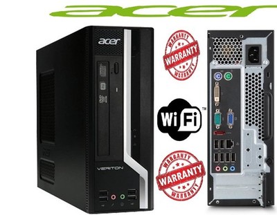 ACER CORE i3 8GB RAM 2TB HDD DVD FAST WIN 10 PRO 64 BIT DESKTOP PC COMPUTER BASIS