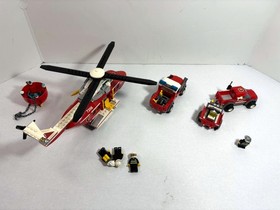 LEGO city: fire LOT: Fire Helicopter 7206 + Off Road Fire Rescue 7942