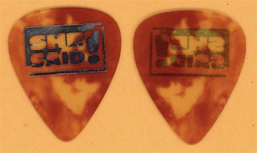 She Said! Stay All Night Vintage Guitar Pick - 1990 US Tour 
