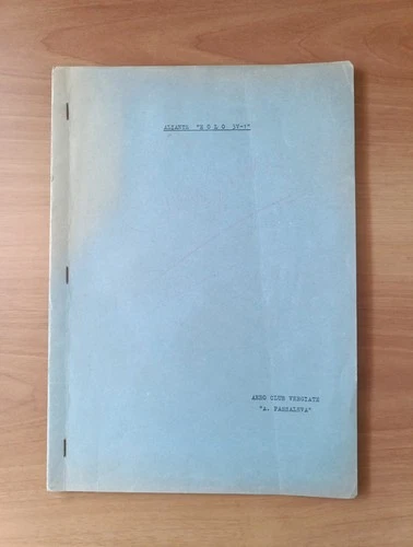 AERONAUTICA GLIDER SAILPLANE EOLO 3V-1 SIAI MARCHETTI AVIATION CATALOG PHOTO