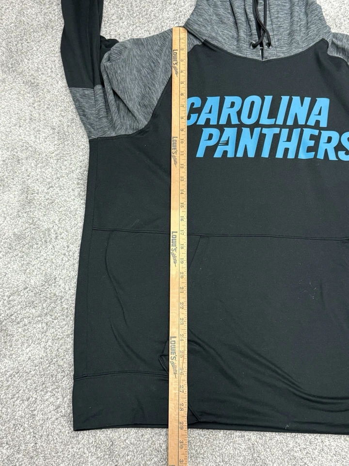 Camisa con capucha de manga larga Carolina Panthers Fanatics Pro Line XL para hombre Foto 4 de 4