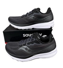 Saucony Ride 14 Sneakers Women Sz 7.5 S10650-45 Black Charcoal New In Box