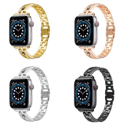 Edelstahl Armband Für Apple Watch ULTRA 2 49mm SE 10 9 8 7 6 5 Metall 44mm 45mm - Picture 2 of 28