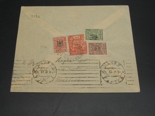 Russia Ucraina 1919 TPO 316 copertina censurata 2136