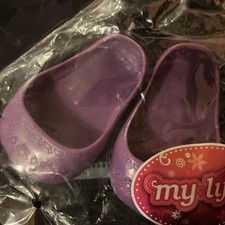 My Life As Purple Patterned Flats Shoes For 18 Doll New