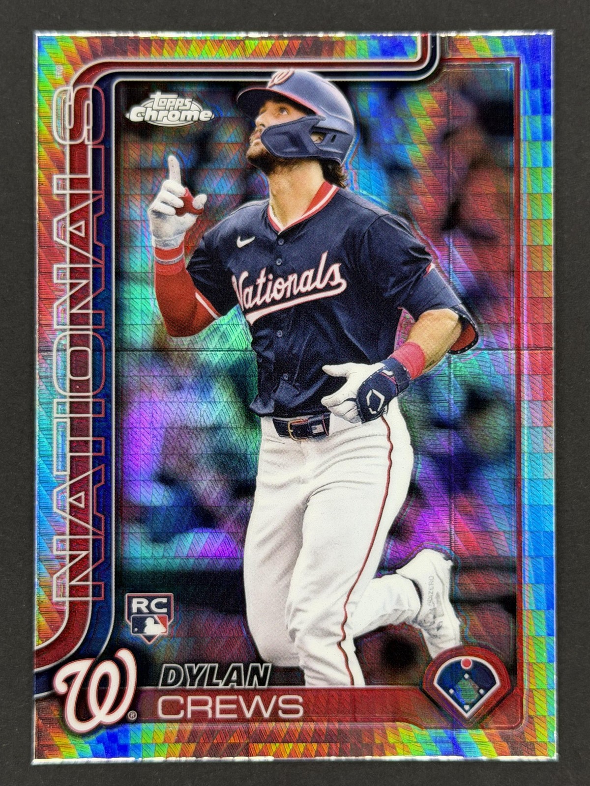 Dylan Crews 2025 Topps Chrome Prism Refractors Rookie - #146