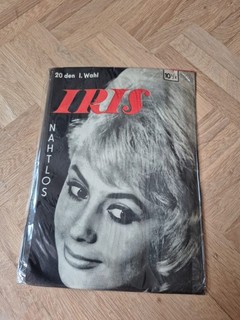 Feinstrümpfe von Iris nahtlos Größe 10 5 20 DEN neu OVP vintage retro