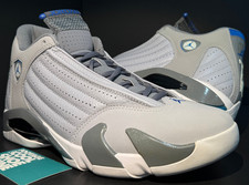NIKE AIR JORDAN XIV 14 RETRO GRIS LOBO DEPORTIVO AZUL GRIS FRÍO BLANCO 487471-004 10