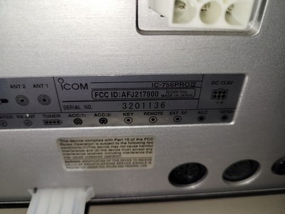 Icom IC-756 Pro III Transceiver | eBay