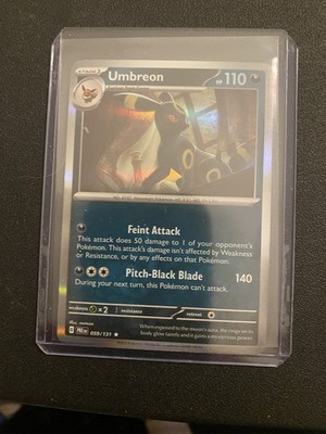 Pokémon Umbreon 059/131 Card w/ Top Loader 