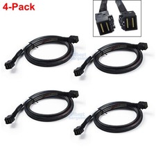 4pcs SFF-8643 to SFF-8643 HD Mini SAS Cable for LSI Adaptec Areca Data Line USK