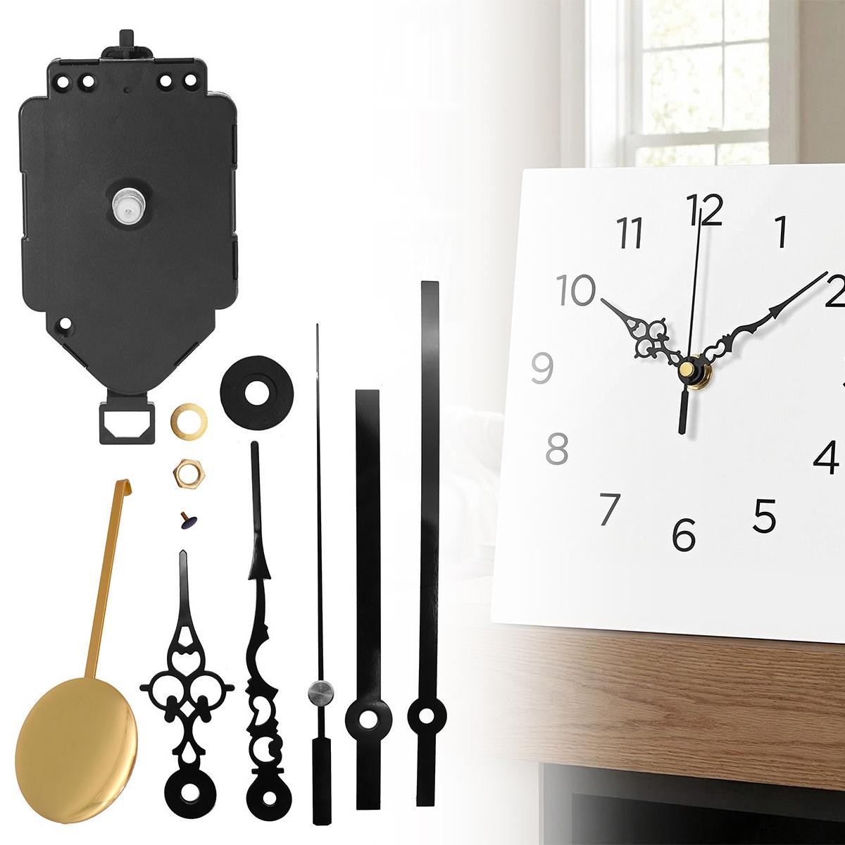 Metal Quartz Pendulum Clock Movement DIY Kit with Precise Timekeeping