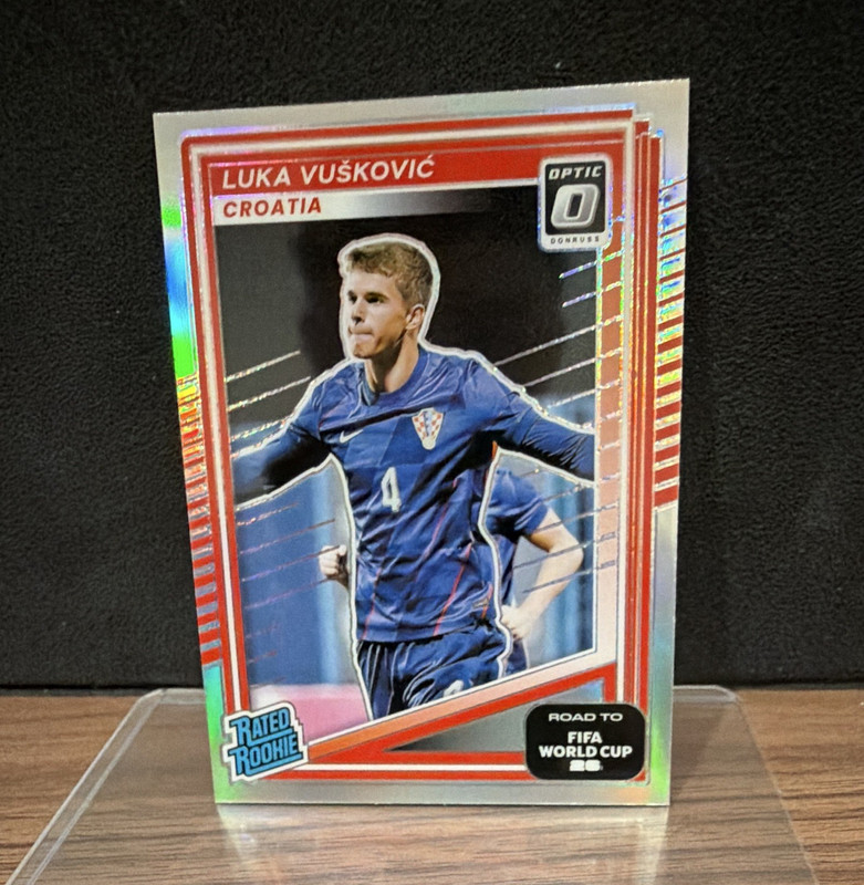 Panini 2025-26 Donruss Road to FIFA World Cup Luka Vušković #215 Rated Rookie