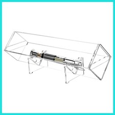 Lightsaber Stand Desktop Clear Acrylic Light Saber Hilt Display Case, Lightsa...