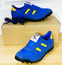 Norman Walsh PB Elite Unisex Trainer Fell Running Shoes- Blue Yellow - Size UK 4