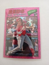 2026 Topps Hertitage Sal Stewart Pink Sparkle RC #221 Mint