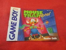 Mouse Trap Hotel Nintendo Game Boy Instruction Manual Booklet ONLY Mousetrap