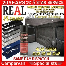Camper Van Conversion Carpet Lining 4 Way Stretch VW T5 6 Transporter Trimfix