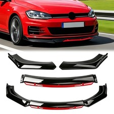 4pcs For Mazda Protege5 Front Bumper Lip Body Kit Spoiler Splitter Glossy Black 4pcs For Mazda Protege5 Front Bumper Lip Body Kit Spoiler Splitter Glossy Black