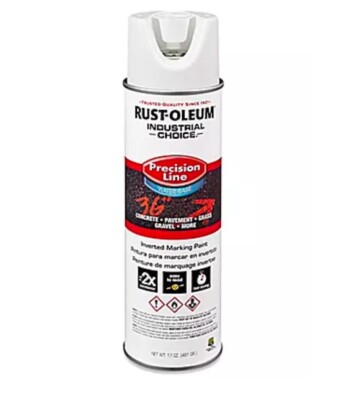 12-Pack Rust-Oleum 203039 Industrial Inverted Water-Based Marking Spray AU131