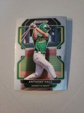 2022 Prizm Draft Picks Baseball Base Silver PDP130 Anthony Hall Oregon Ducks C16