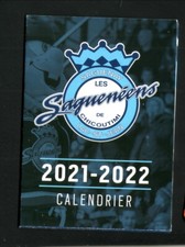 Chicoutimi Sagueneens--2021-22 Pocket Schedule--QMJHL