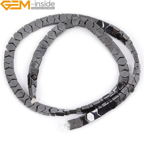 Cuentas de hematita negras naturales fabricación de joyas poder energía chakra 15" moneda cruz - Imagen 300 de 360