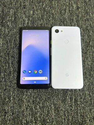 Google Pixel 3a XL Clearly White SIMフリー Google Pixel 3a XL White, Factory Unlocked, Fast Charging, High