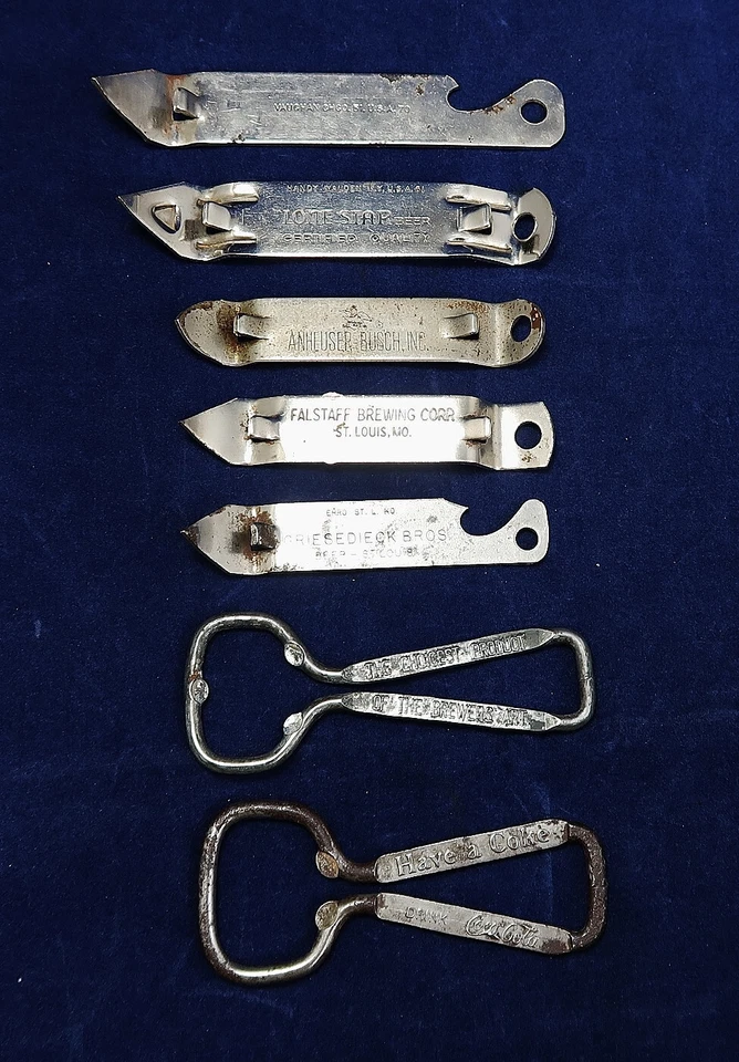 7 ABRELATAS Y BOTELLAS DE CERVEZA Lone Star Griesedieck Bros Falstaff Busch Coke Foto 2 de 4