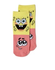 SpongeBob SquarePants Women's No Show Socks 1-Pack size 4-10 new Nickelodeon