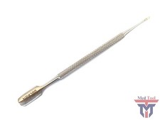 Stainless Steel Spoon Shaped Cuticle Pusher Remover Cleaner Nail Art