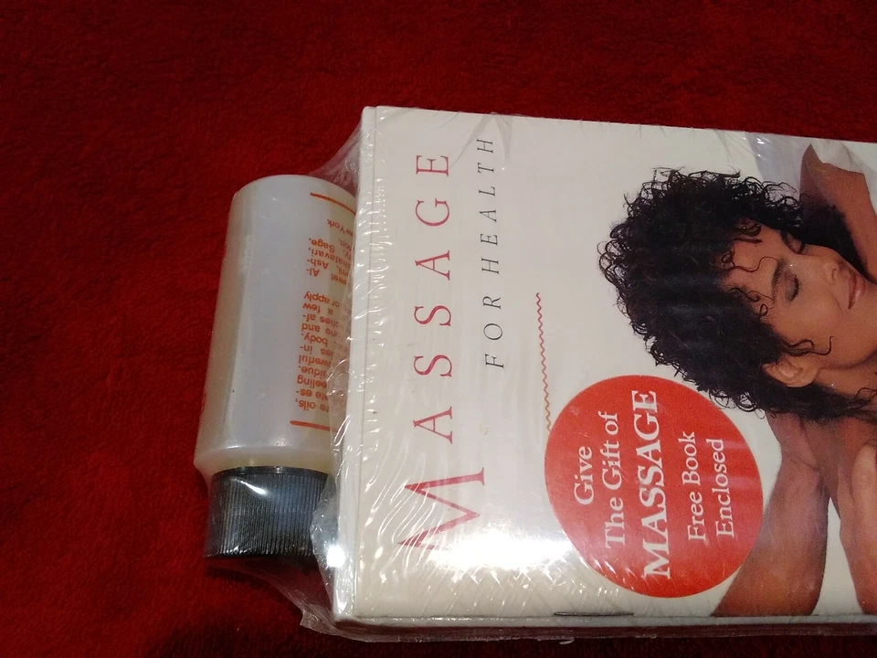 Vintage Massage for Health - by Shari Belafonte, VHS & Herbal body Message Oil - Image 2 of 4