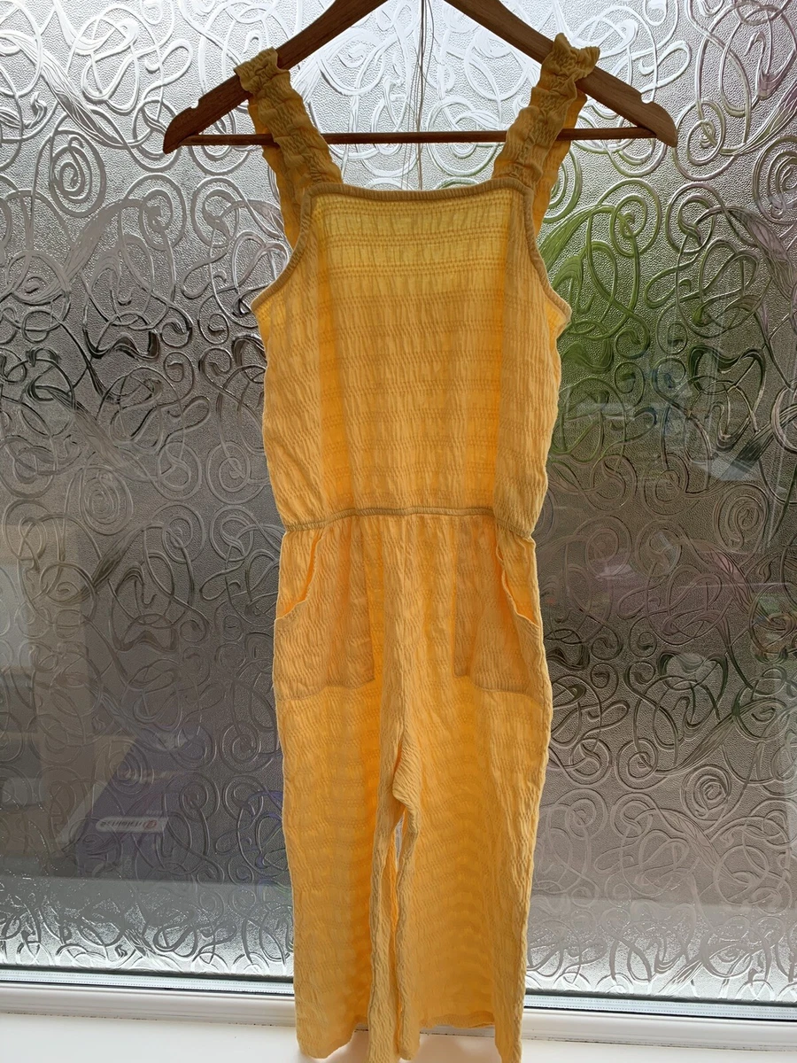 Primark mustard jumpsuit hotsell