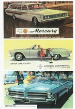 Diorama Billboards US Car Makers Chevy Ford Mercury Jeep 1/43rd Scale