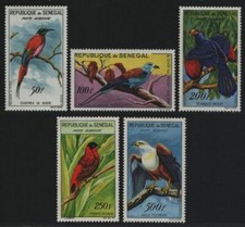 Senegal 1960 - Mi No 239-243 ** - MNH - Birds / Birds (II)