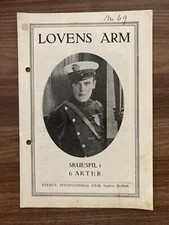 The Shield of Honor Neil Hamilton Dorothy Gulliver 1927 Danish Movie Program