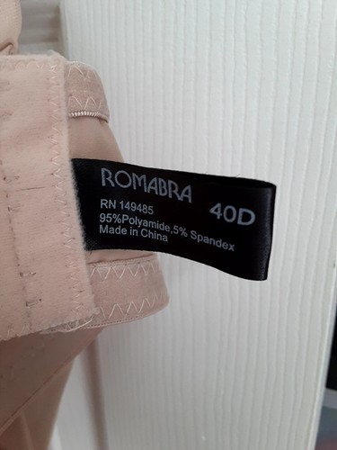 (6)Romabra 40D Bra Back Closure - Picture 3 of 3