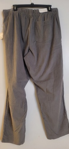 Onia Herren Olivgrau Cord Pull On Kordelzug Hose Tapered Leg. Gr. XL/TG - Bild 8 von 9