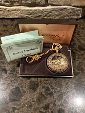 Arnex Hunting Case Pocket Watch NIB