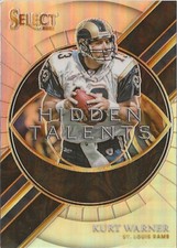 2021 Panini Select Kurt Warner Silver Prizm SP St. Louis Rams HOF